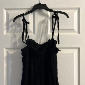 Black floor length dress